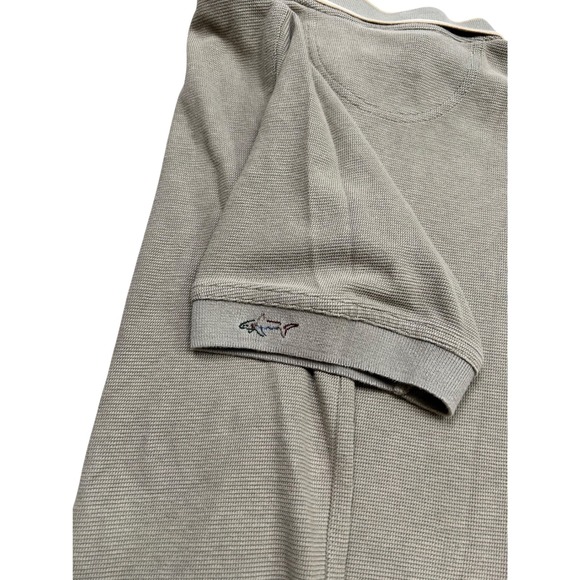 Greg Norman men's short sleeve shirt play dry‎ moisture wicking green/tan size L - Picture 3 of 7